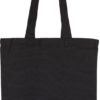Large Canvas Tote Black Front side