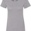 Women's Ideal Crew - 1510 Heather Grey Front side