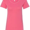 Women's Ideal Crew - 1510 Hot Pink Front side