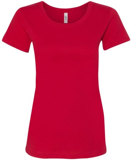 Women's Ideal Crew - 1510 Red Front side