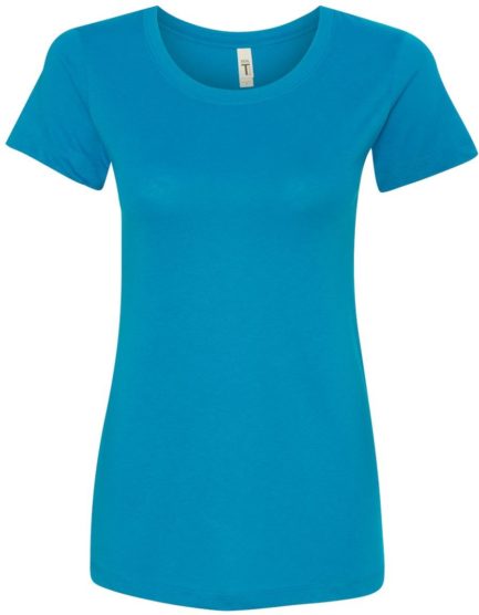 Women's Ideal Crew - 1510 Turquoise Front side
