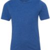Youth CVC Short Sleeve Crew - 3312 Royal Front side
