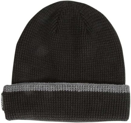 Enclave Waffle Beanie Black Front side