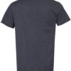 Premium Blend Ringspun Crewneck T-Shirt Black Ink Heather Back side