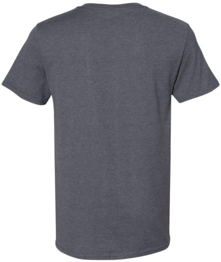 Premium Blend Ringspun Crewneck T-Shirt Charcoal Heather Back side