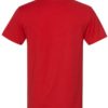 Premium Blend Ringspun Crewneck T-Shirt True Red Back side