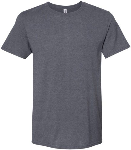 Premium Blend Ringspun Crewneck T-Shirt Charcoal Heather Front side