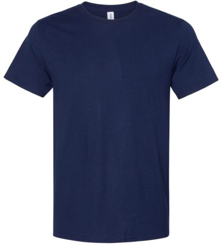 Premium Blend Ringspun Crewneck T-Shirt J. Navy Front side
