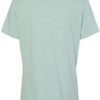 Women’s Relaxed Fit Heather CVC Tee Heather Prism Dusty Blue Back side