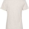 Women’s Relaxed Fit Heather CVC Tee Heather Prism Natural Back side