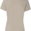 Women’s Relaxed Fit Heather CVC Tee Heather Stone Back side