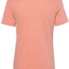 Women’s Relaxed Fit Heather CVC Tee Heather Sunset Back side