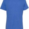 Women’s Relaxed Fit Heather CVC Tee Heather True Royal Back side