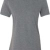 Women’s Relaxed Fit Heather CVC Tee Deep Heather Front side