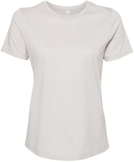 Women’s Relaxed Fit Heather CVC Tee Heather Cool Grey Front side