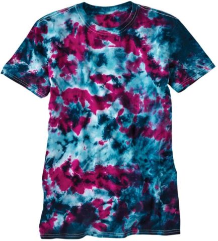 LaMer Over-Dyed Crinkle Tie Dye T-Shirt Baltic Front side