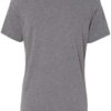 Women’s Relaxed Fit Triblend Tee Grey Triblend Back side