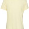 Women’s Relaxed Fit Triblend Tee Pale Yellow Triblend Back side