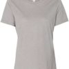 Women’s Relaxed Fit Triblend Tee Athletic Grey Triblend Front side