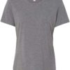 Women’s Relaxed Fit Triblend Tee Grey Triblend Front side