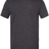 Softstyle CVC T-Shirt Pitch Black Mist Back side