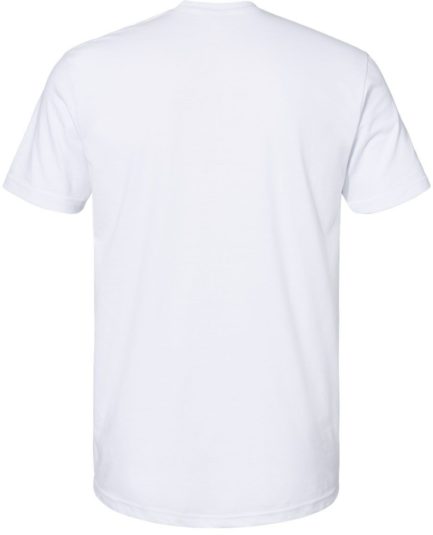 Softstyle CVC T-Shirt White Back side