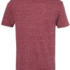 Snow Heather Jersey Crew T-Shirt Maroon Back side