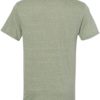 Snow Heather Jersey Crew T-Shirt Military Green Back side
