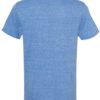 Snow Heather Jersey Crew T-Shirt Royal Back side