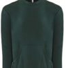 Unisex Crew with Pocket - 9001 Forest Green Front side