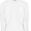 Unisex Crew with Pocket - 9001 White Front side